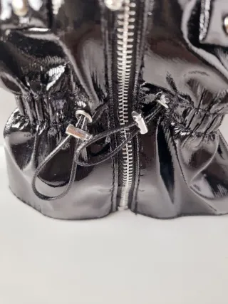 giacca Barbie in vernice nera