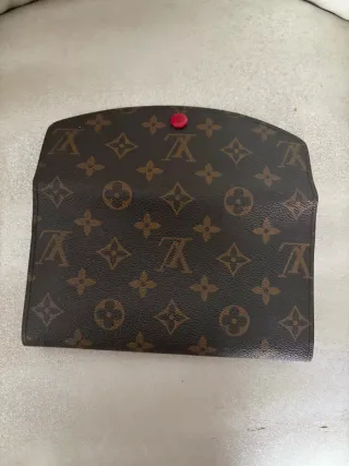 Bolso Louis Vuitton Pallas Marrón y Rojo