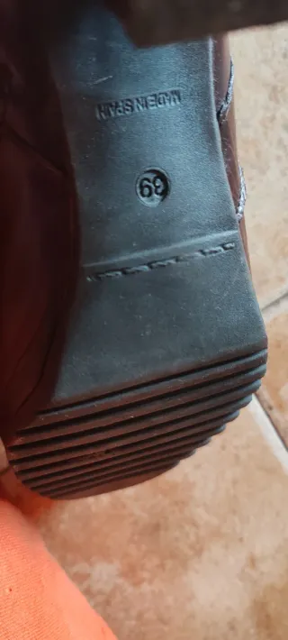 Botines de tacón mujer marrones