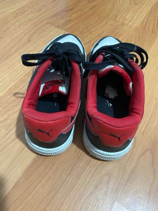Zapatillas Puma Talla 38 Rojas y Blancas