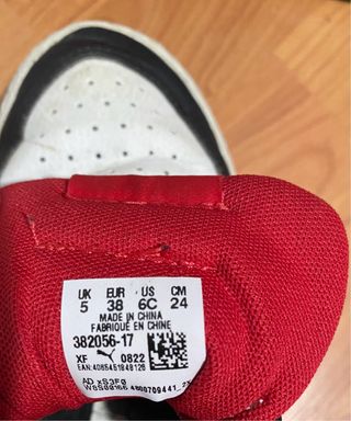 Zapatillas Puma Talla 38 Rojas y Blancas