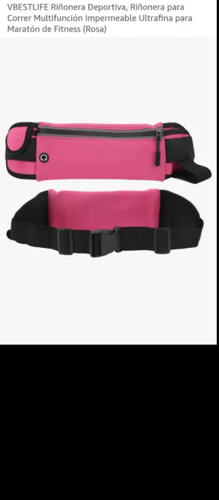 Riñonera VBESTLIFE Deportiva Rosa