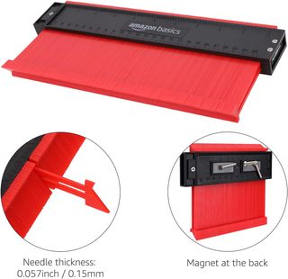 Amazon Basics - Juego de calibres para contornos,