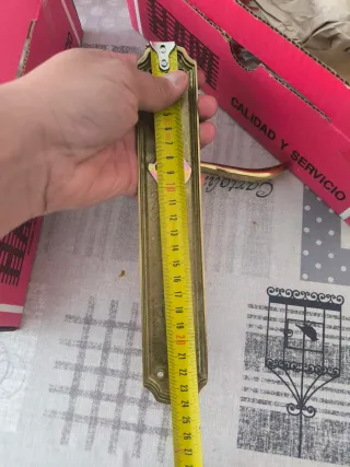 Manillas de puerta doradas Hamsl