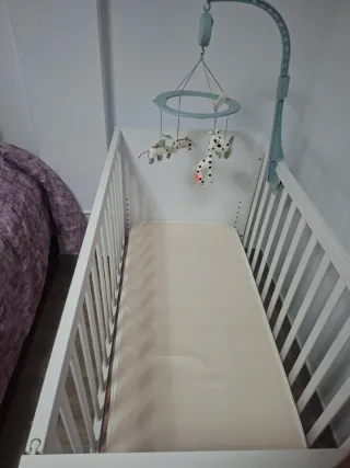 Cuna colecho lacada blanco