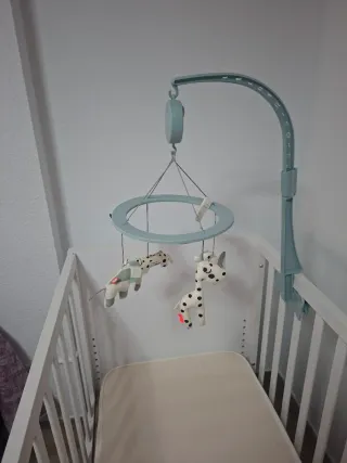 Cuna colecho lacada blanco