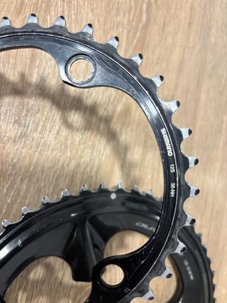 Bielas Dura-Ace 170mm. Platos Dura-Ace 52-36