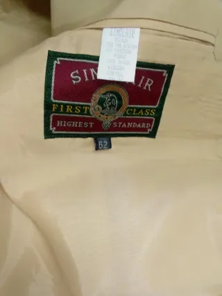 Blazer Beige Primavera Talla 52