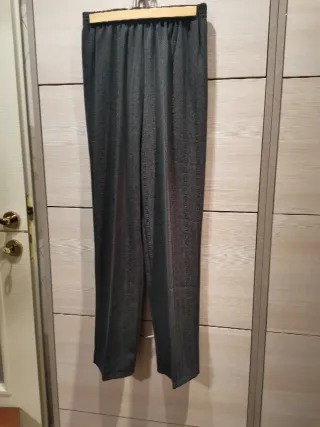 Pantaloni donna grigi a righe nr 139