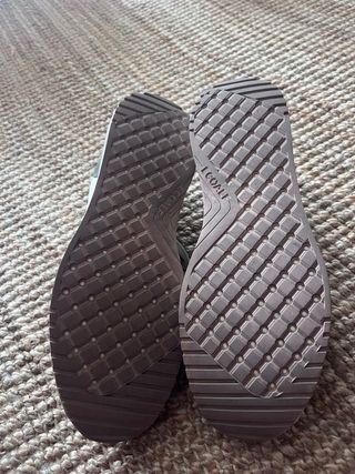 Zapatillas Ecolaf Talla 44 Beige/Gris