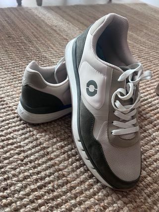 Zapatillas Ecolaf Talla 44 Beige/Gris