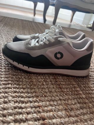 Zapatillas Ecolaf Talla 44 Beige/Gris
