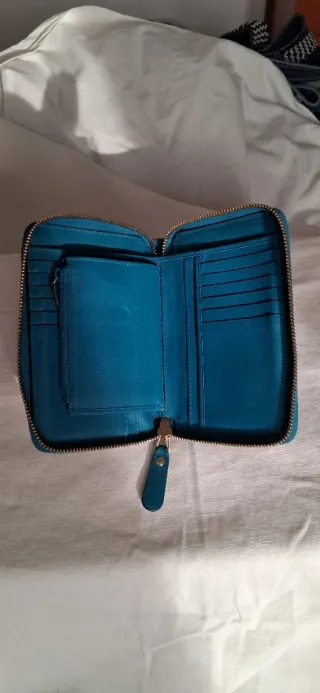 Portafoglio Gucci Pelle Azzurro