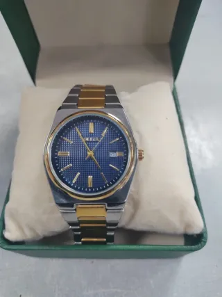 Reloj Oliya Azul y Dorado