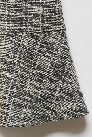 Vestido tweed jaspeado