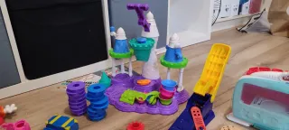 Lote Play-Doh: Horno, Máquina de helados, caja