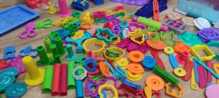 Lote Play-Doh: Horno, Máquina de helados, caja