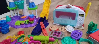 Lote Play-Doh: Horno, Máquina de helados, caja