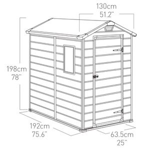 Caseta exterior Keter Manor gris