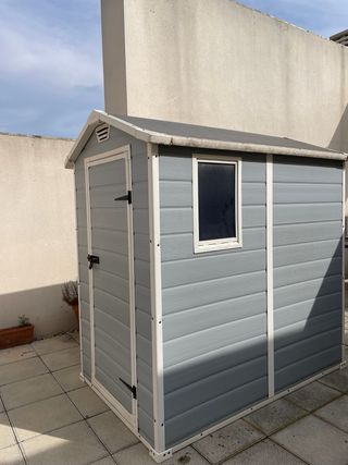 Caseta exterior Keter Manor gris