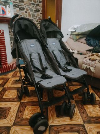 Carrito de paseo doble