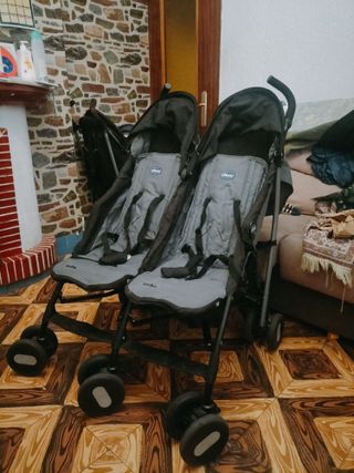 Carrito de paseo doble