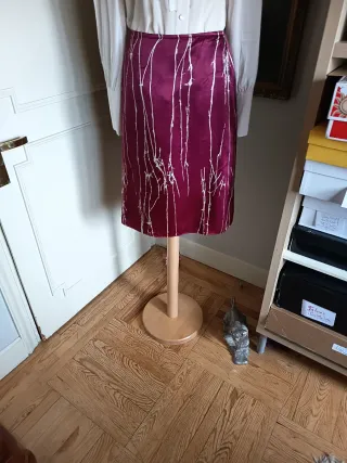 Falda Angel Schlesser Seda Estampada