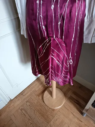 Falda Angel Schlesser Seda Estampada