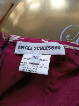 Falda Angel Schlesser Seda Estampada