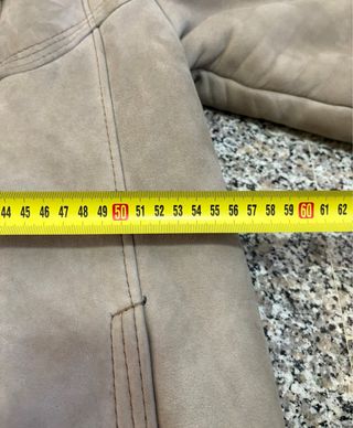 Cappotto lungo in montone shearling beige vintage