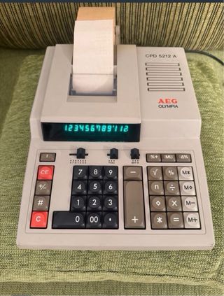 Calculadora AEG Olympia CPD 5212 A