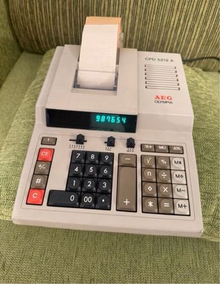 Calculadora AEG Olympia CPD 5212 A