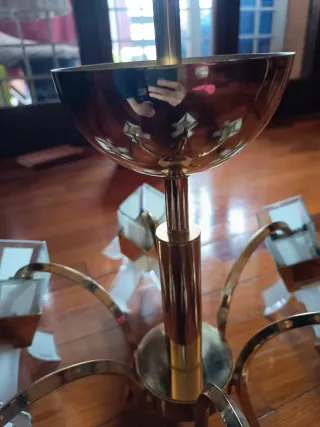 Lampadario Vintage 6 Luci stile Sciolari anni 70