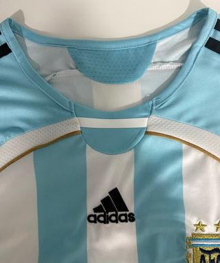 Camiseta Argentina 2006 Retro Mundial Messi L