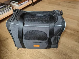 Bolsa Transportín Perro Gato Gris