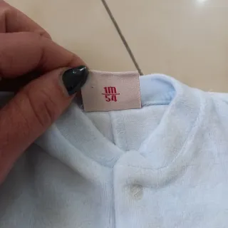 Set 3 pigiamini nascita ciniglia 1 mese