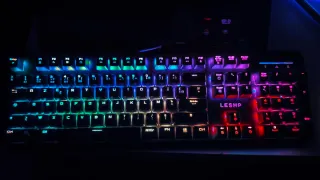 Teclado Mecánico Gamer LESHP RGB