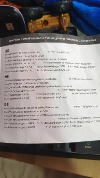 Teclado Mecánico Gamer LESHP RGB