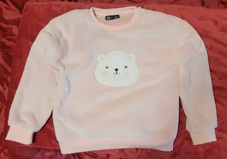 Sudadera peluche oso Talla 7-8