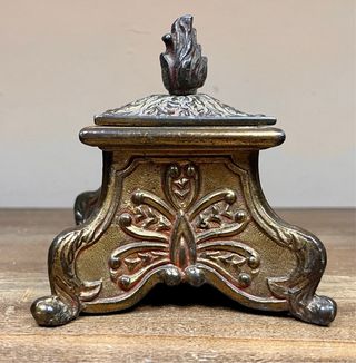 Pareja de tinteros franceses Napoleón III S.XIX