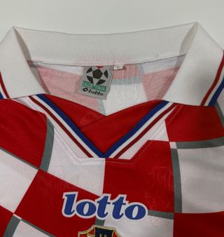 Camiseta Croacia 1998 Retro Suker Mundial Talla L