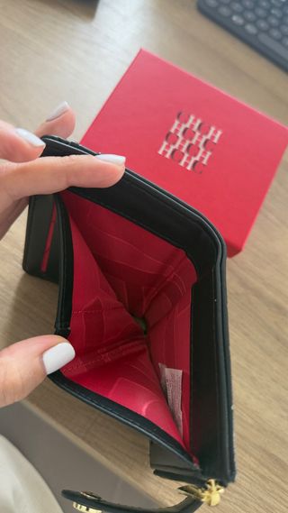 Monedero Carolina Herrera CH Negro