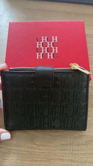 Monedero Carolina Herrera CH Negro