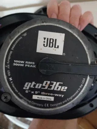Altavoces JBL GTO936e 300W Pico y amplificador