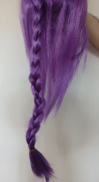 Peluca K-pop Rumi Morada