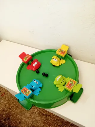 Juego Traga Bolas Ranas