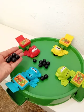 Juego Traga Bolas Ranas
