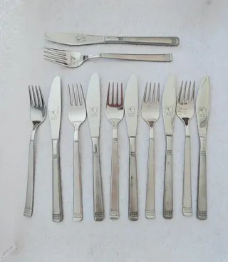 Posate per frutta/dolce in acciaio