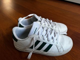Zapatillas Adidas Talla 36 Verdes y Blancas