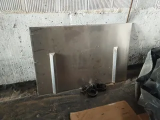 Chapa de aluminio para chimenea, 120x 80